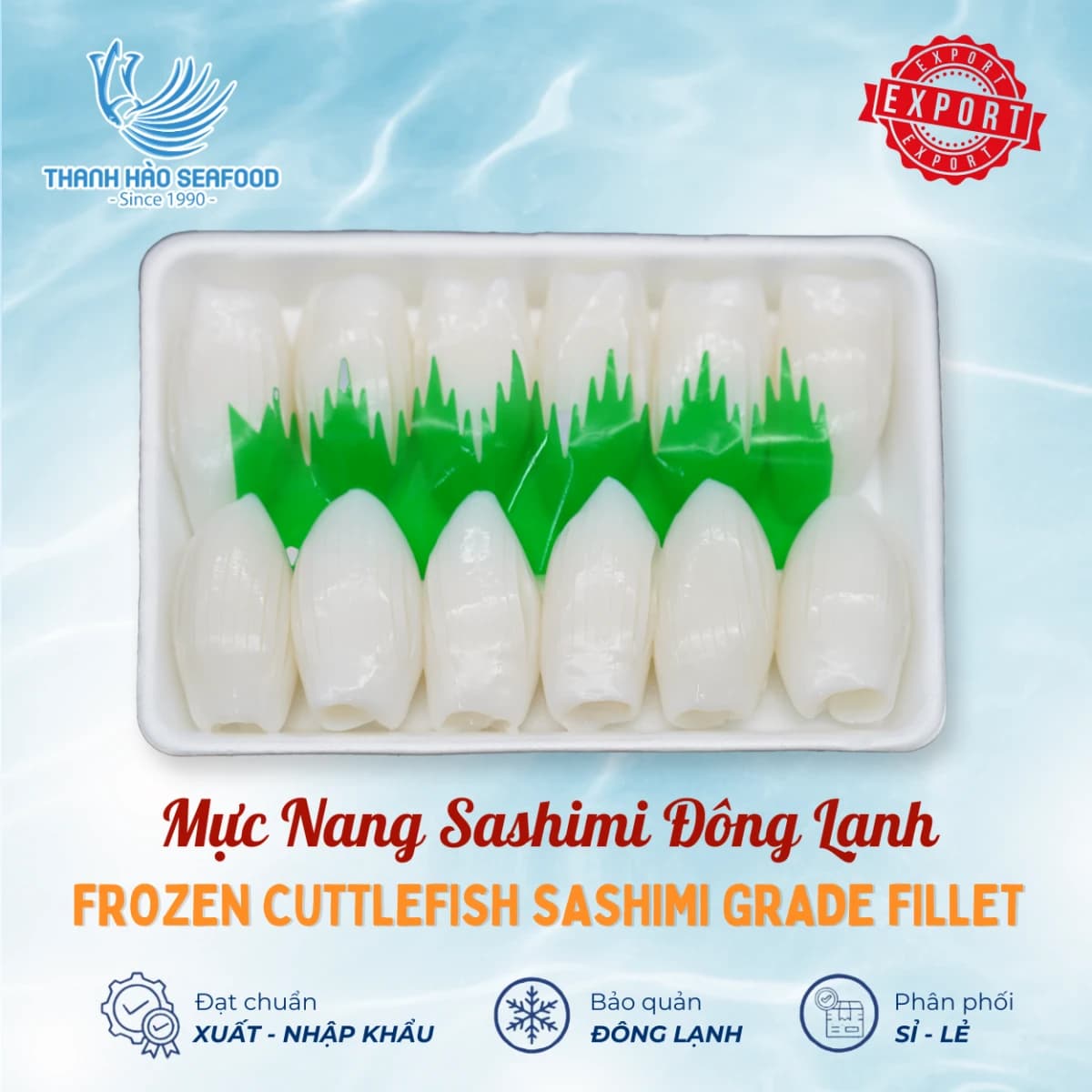 Mực nang sashimi